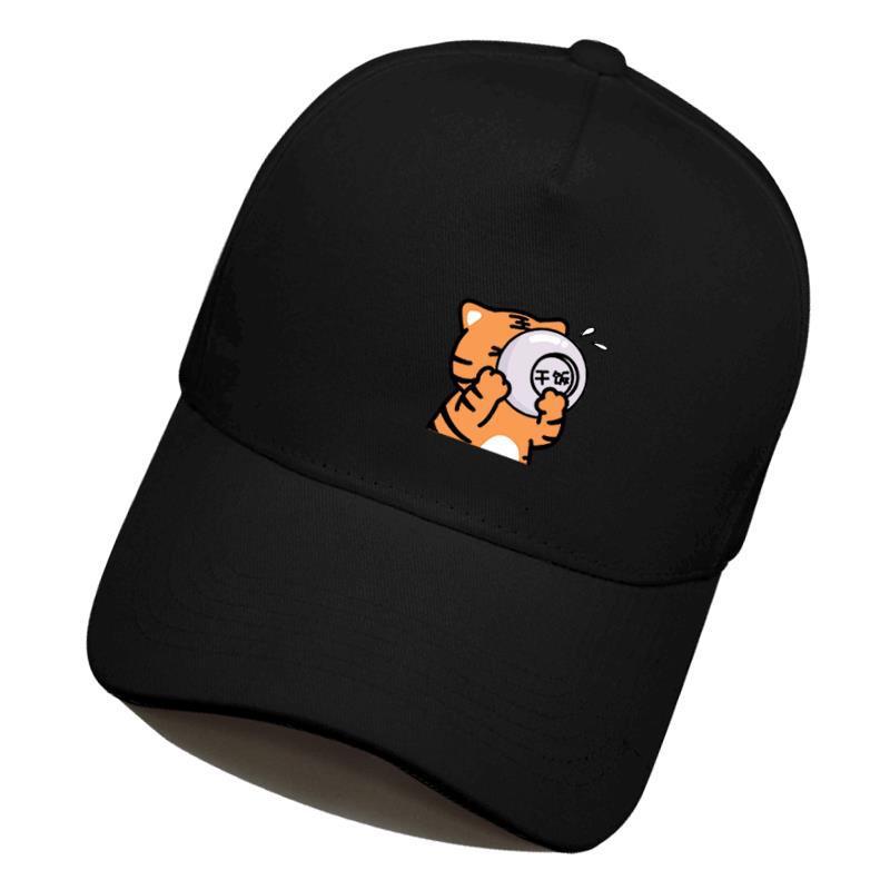 Wholesale Cartoon Tiger Men and Women Valentine's Day Couple Versatile LOGO Peaked Cap Sunshade Baseball Cap